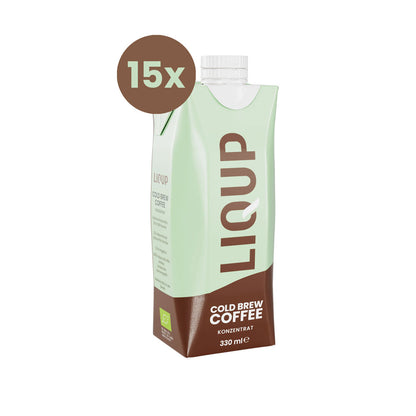 LIQUP Cold Brew Konzentrat - 15x 0,33l